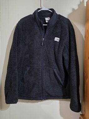 The North Face Black Sherpa Fleece Jacket Used Size L